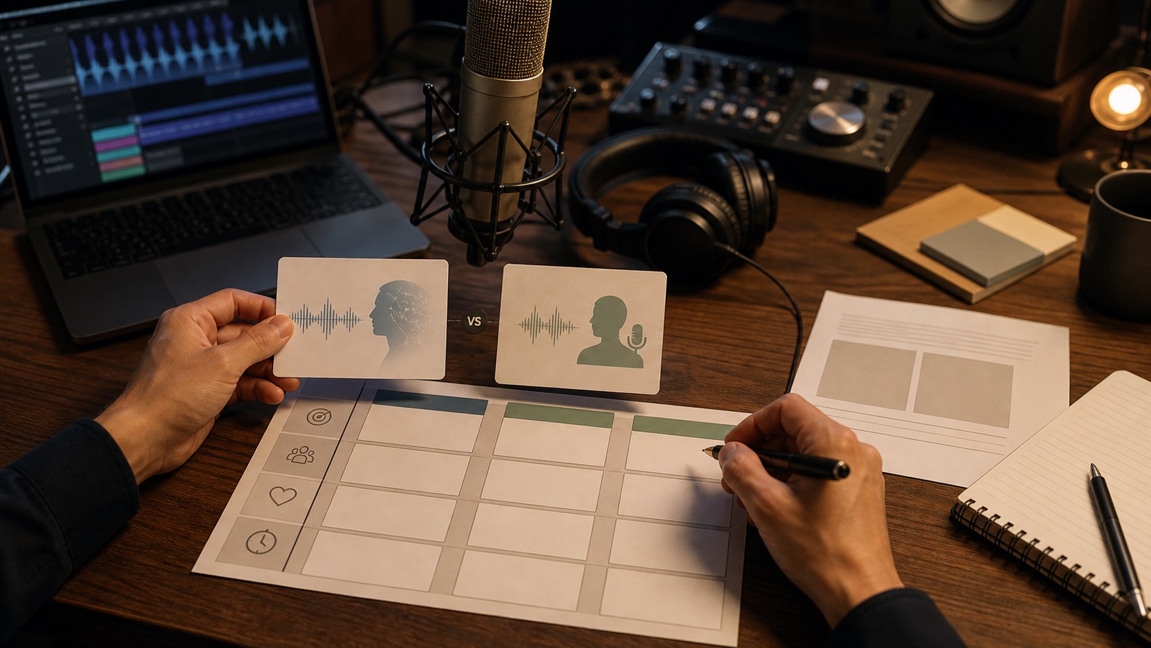 AI音声合成ナレーションを活用する様子