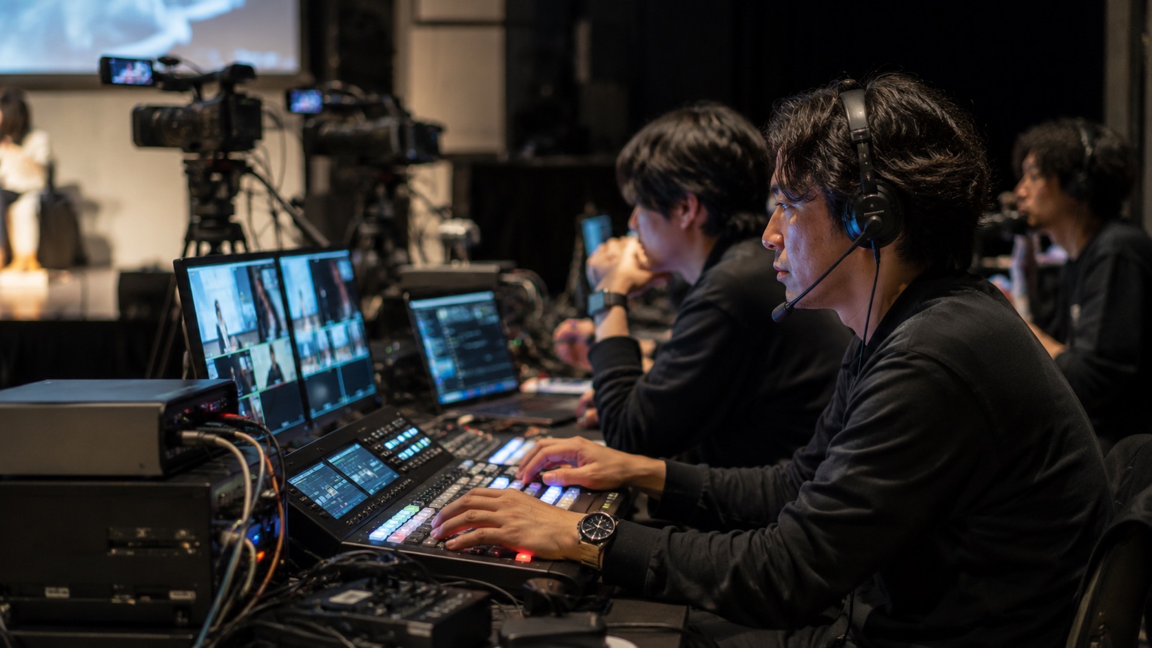 イベント後に動画を活用する様子