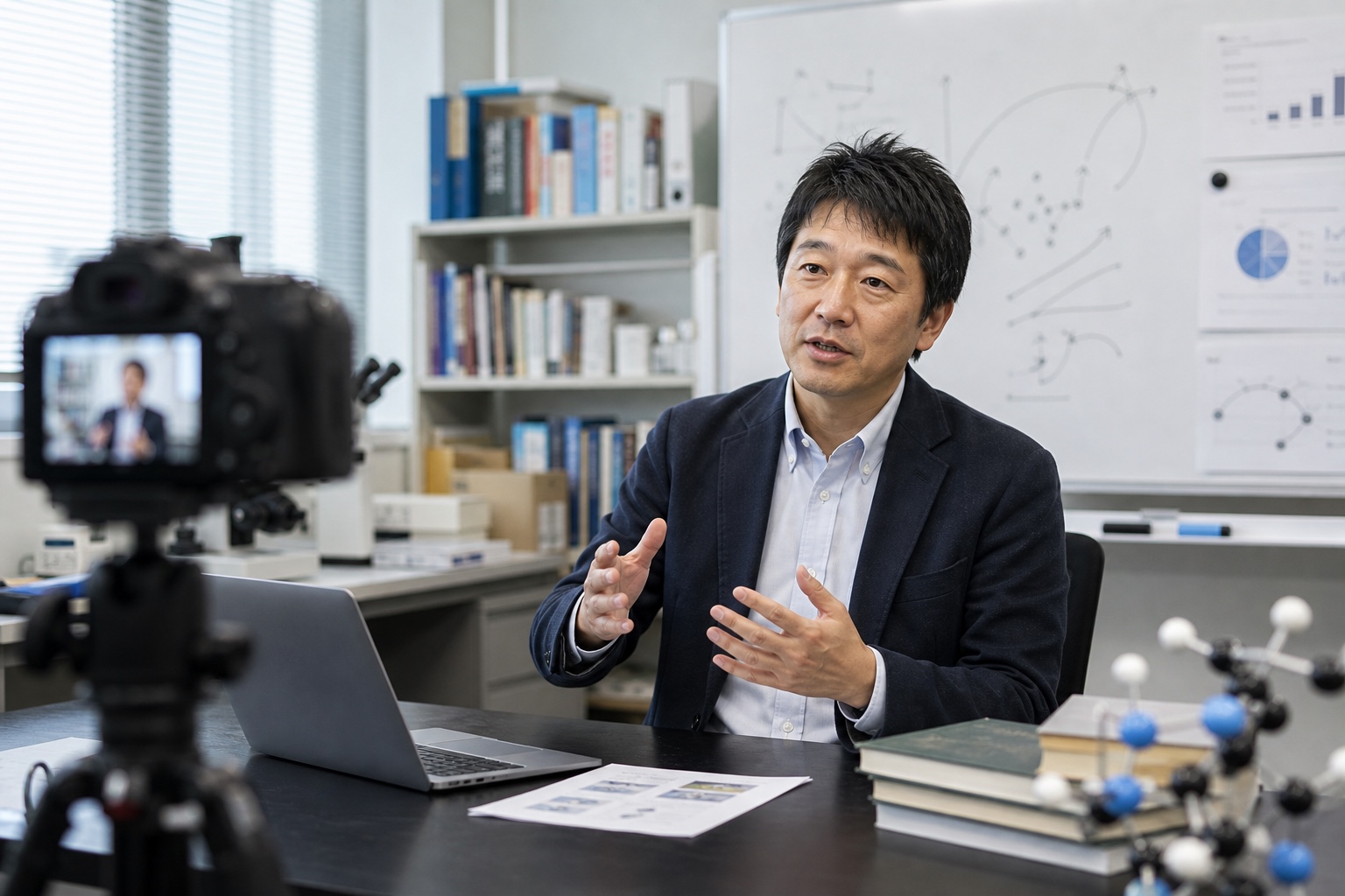 専門知識をわかりやすく語る研究者・教育者